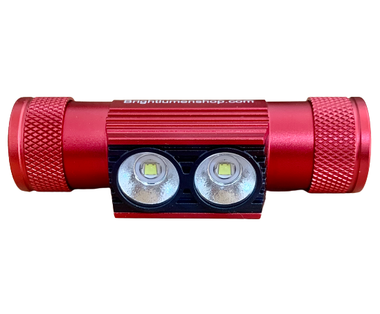 Headlamp Kit with Rechargeable Battery 2000 Lumens (Red)