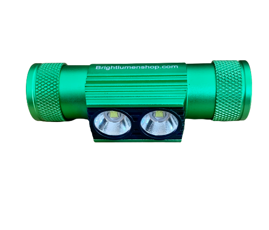 Headlamp Kit with Rechargeable Battery 2000 Lumens (Green)