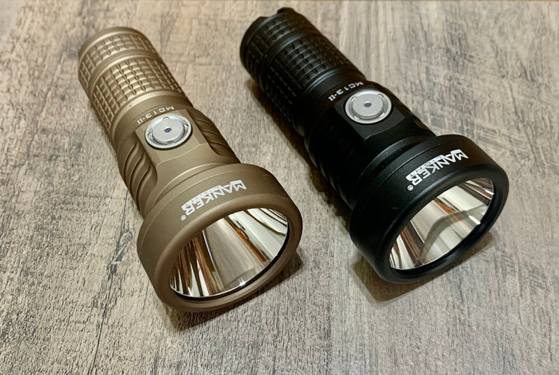 Manker MC13 II SFT40 LED 2000 Lumens with Battery (Black & Sand)