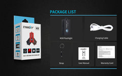 Cyansky M1R Multifunctional Keychain Light 200 Lumens