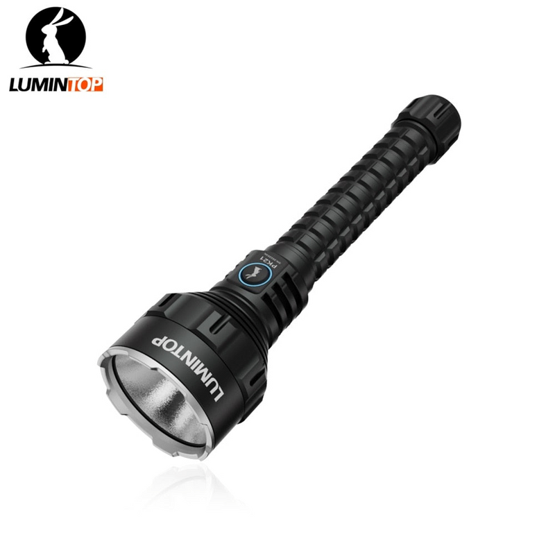 Lumintop PK21 8100 Lumens with 2x 21700 Button Top Batteries