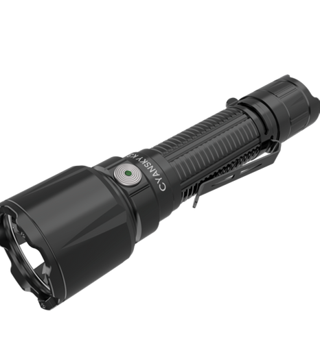 Cyansky K3 V2.0 Long Range Tactical Flashlight 2000 Lumens (Black)
