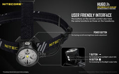 Nitecore HU60 1600 Lumen Focusable Rechargeable Headlamp