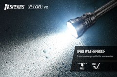 Speras P10R V2 10000 Lumens 5V 3A USB-C Charging LED Flashlight