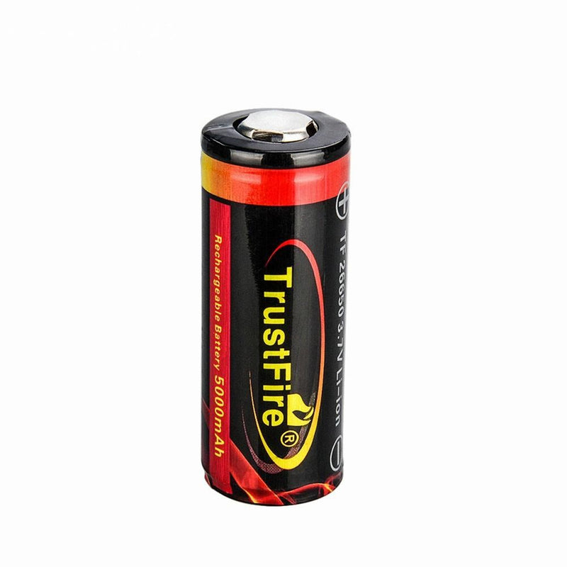 Trustfire (26650) 5000 mAh Battery Rechargeable Lithium TF26650 3.7V With Protection Flat Top