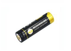 Speras R145 14500 Rechargeable Lithium Battery Micro USB (Button Top)