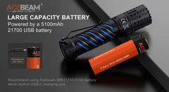 Acebeam E70-AL EDC Flashlight 4600 Lumens