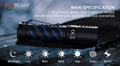 Acebeam E70-AL EDC Flashlight 4600 Lumens