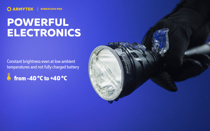 Armytek Barracuda Pro XHP35 HI CW 1850 Lumens Long Throw Search Light