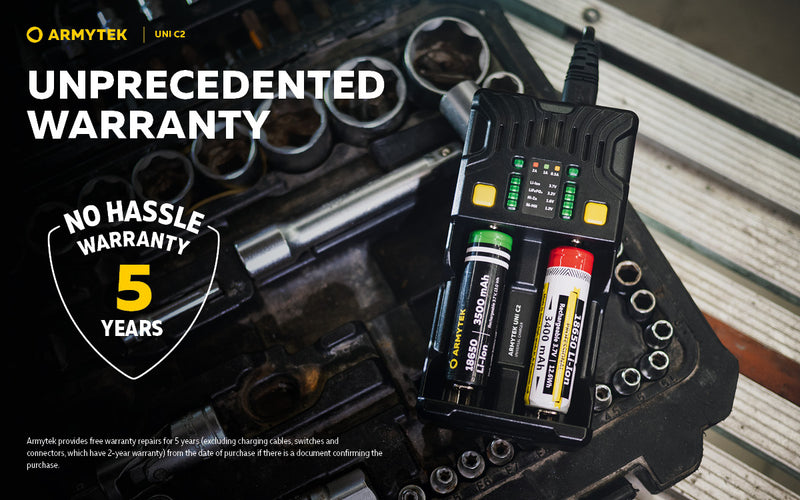 Armytek Uni C2 Plug Battery Charger (Type A)