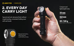 Armytek Wizard C2 Pro Magnet USB Cree XHP50.2 with Battery 2500 Lumens