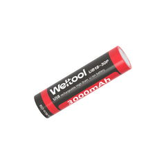 Weltool UB18-30P High Drain 10A 3000mAh USB Rechargeable (18650) Li-ion Battery
