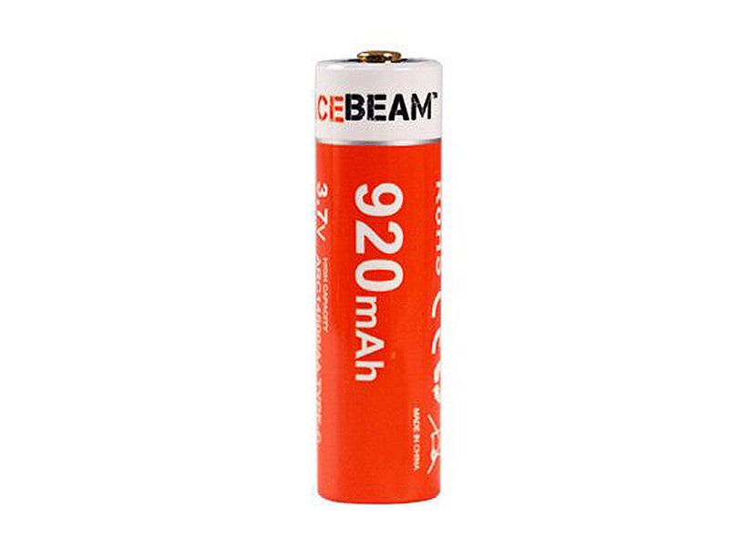 Acebeam ARC 14500 920mAh Battery Lithium Ion (Li-ion) Button Top Battery with USB-C