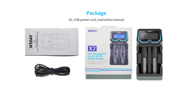 XTAR X2 Battery Charger