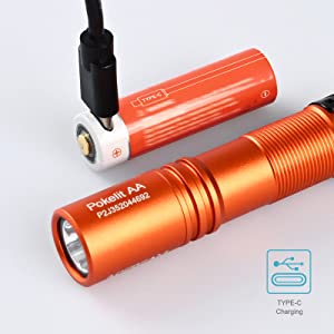 Acebeam Pokelit AA EDC Flashlight (Orange)