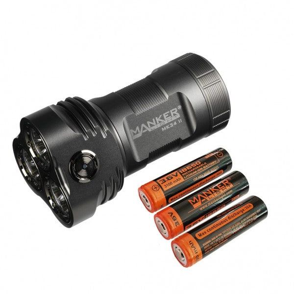 Manker MK34 II CREE XHP50.2 & LUMINUS SST40 LED with Batteries 20,000+ Lumens