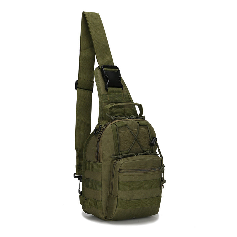 EDC Shoulder Chest Backpack Single Shoulder Strap (Army Green)