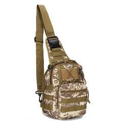 EDC Shoulder Chest Backpack Single Shoulder Strap (Desert Digital)