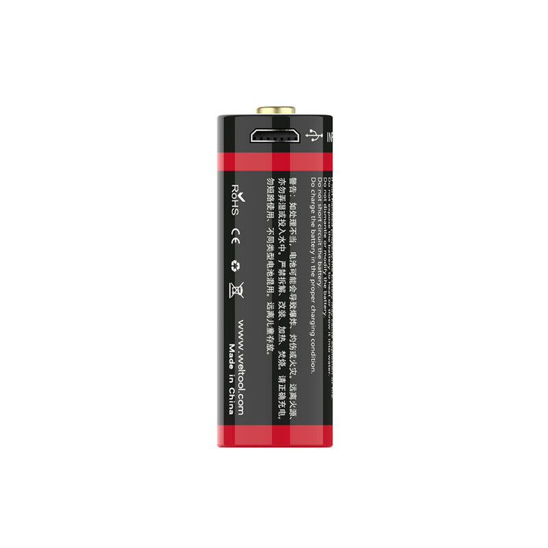 Weltool UB18-17 (18500) 1700mAh USB Rechargeable Li-ion Battery